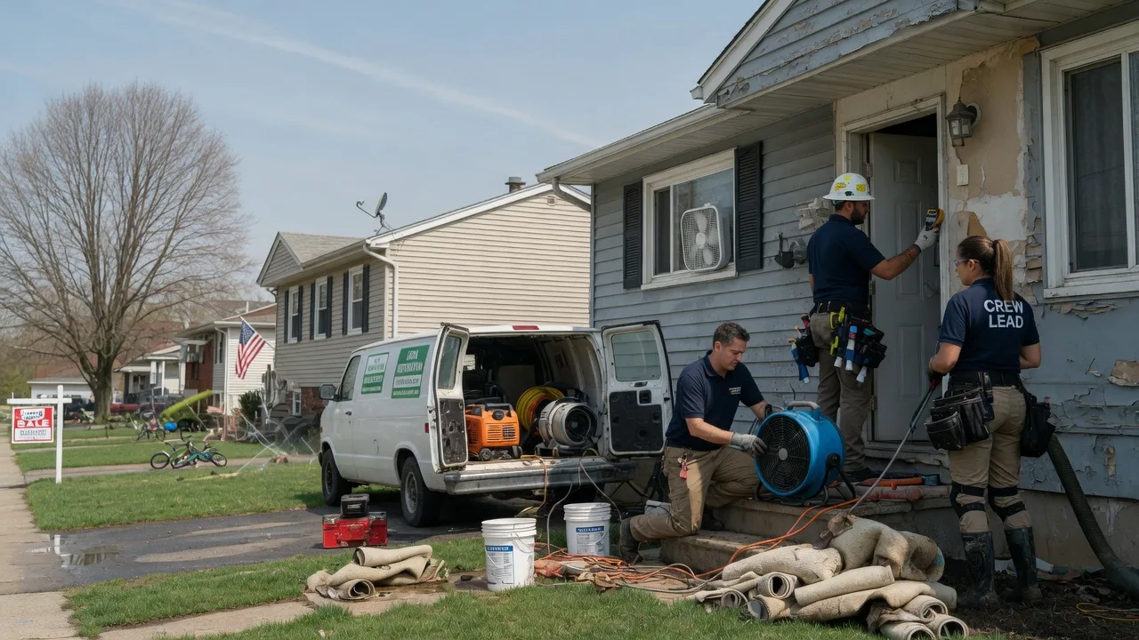Flood Cleanup in East Lansing, MI near me